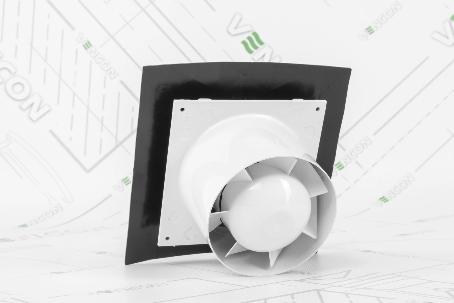 ᐉ Вытяжной вентилятор Dospel Black&White 100 S Black купить по цене по ...