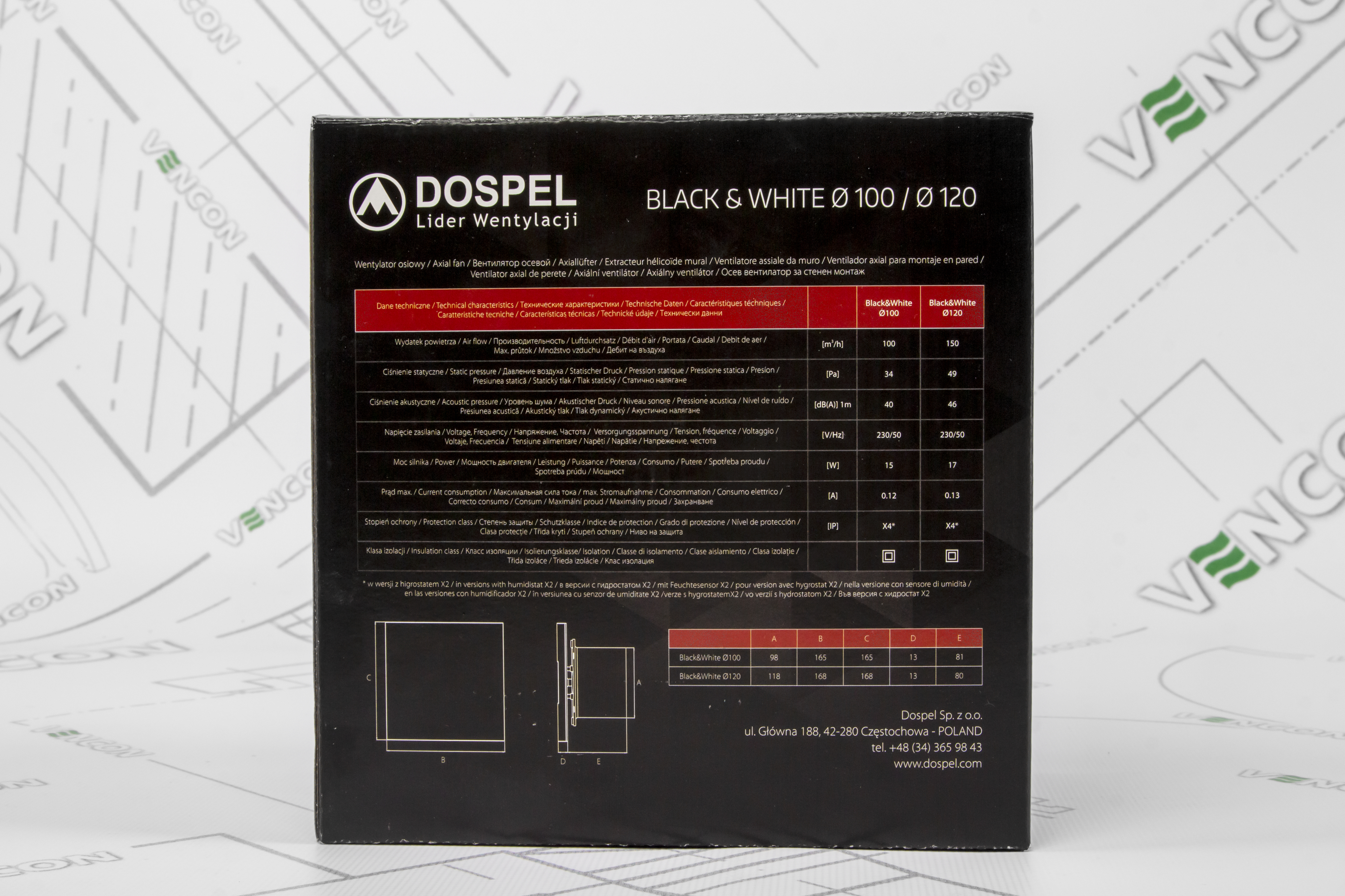 Витяжний вентилятор Dospel Black&White 120 S White інструкція - зображення 6