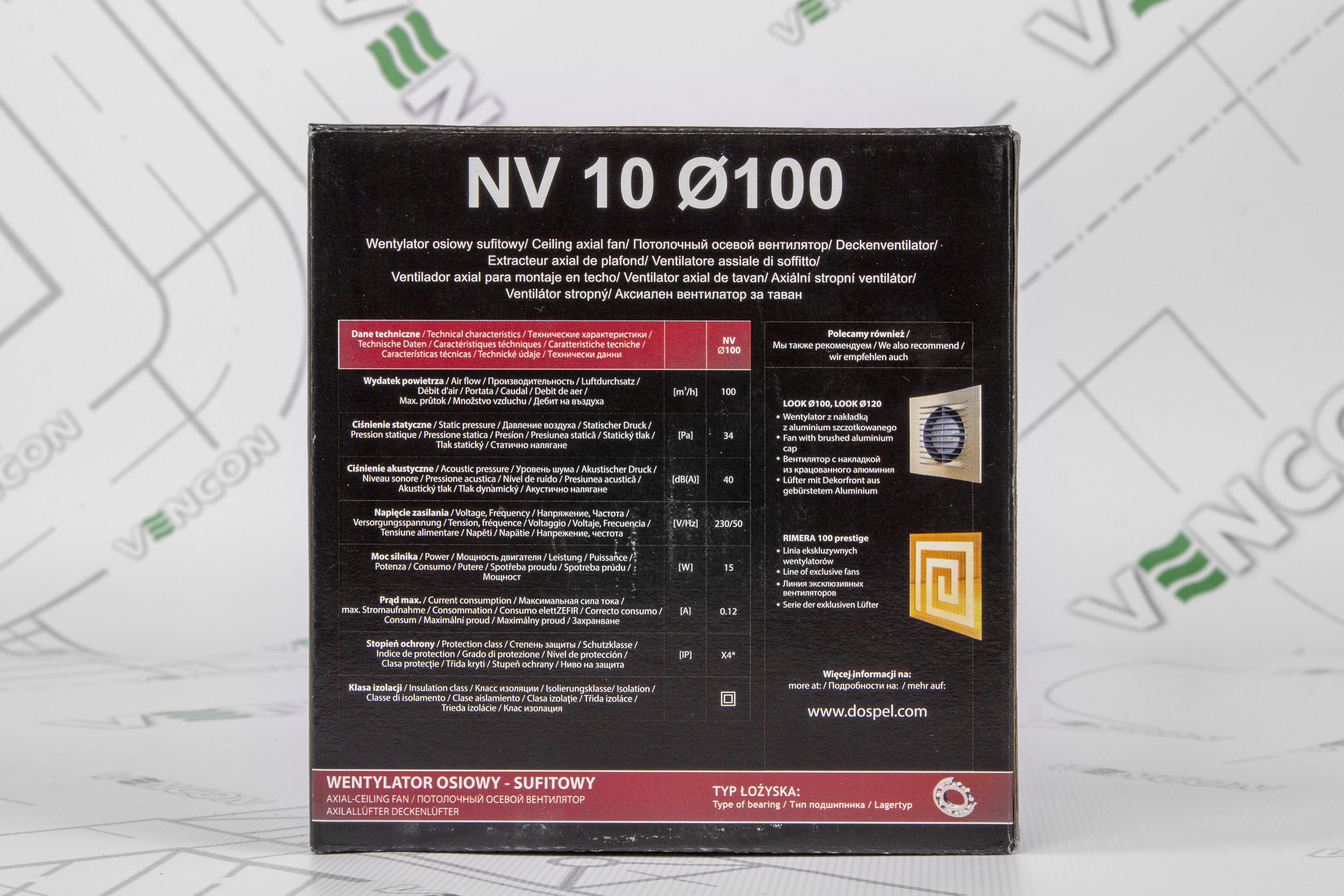 Витяжний вентилятор Dospel NV 10 100 інструкція - зображення 6