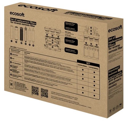 Комплект картриджів Ecosoft P'URE Balance "12 міс" (CHV6PUREBAL) інструкція - зображення 6