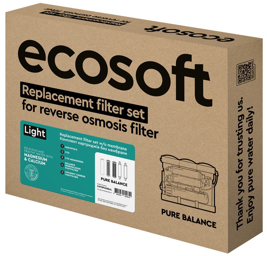 в продажу Комплект картриджів Ecosoft P'URE Balance "6 міс" CHV5PUREBAL - фото 3