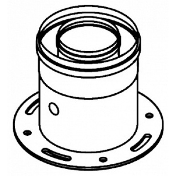 Адаптер для підключення димаря Bosch AZ 397 Ø60/100 в інтернет-магазині, головне фото