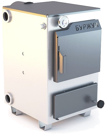 Твердопаливний котел Буржуй К-15 кВт димохід назад (4 мм)