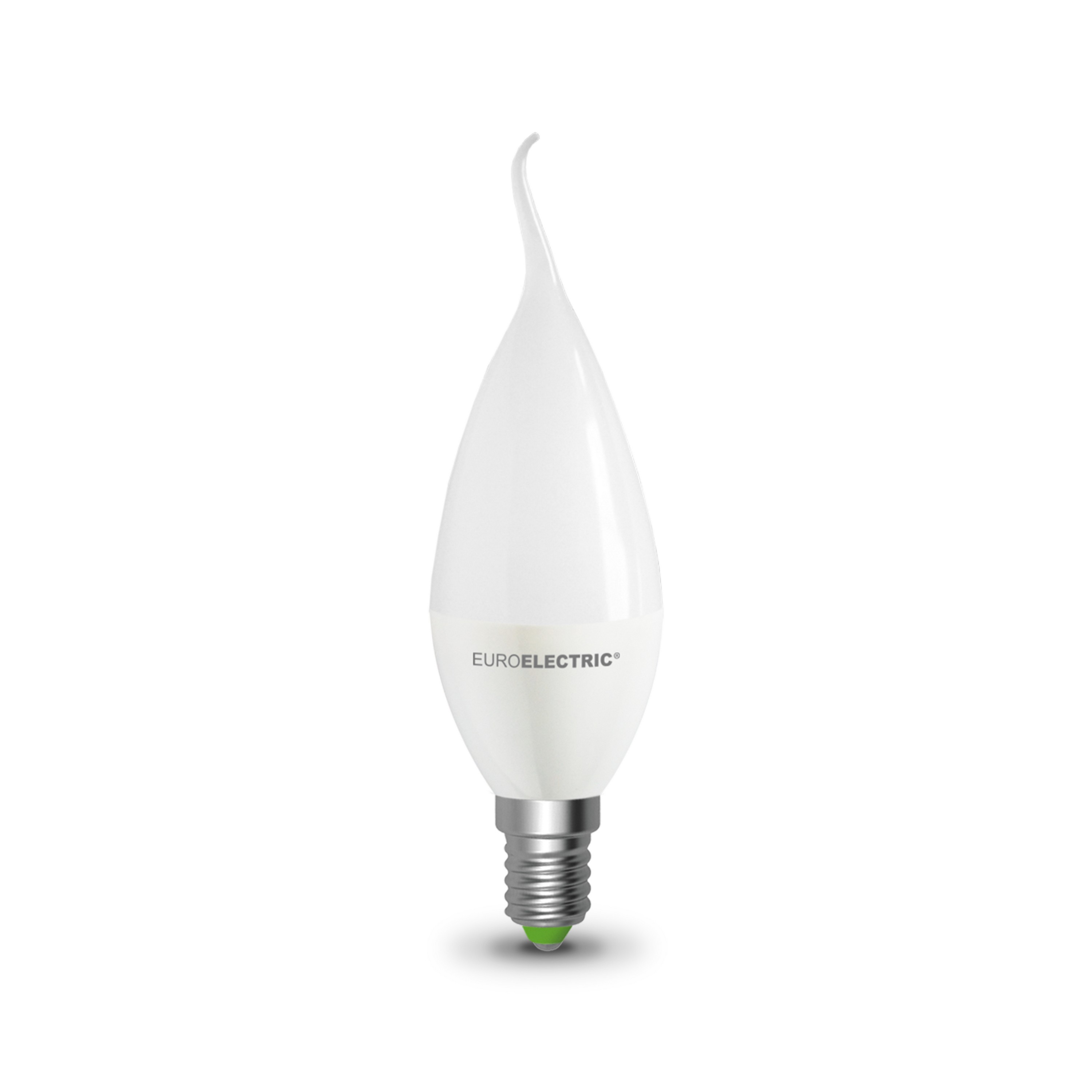 в продажу Лампа Euroelectric LED "Свічка на вітрі" 6W E14 4000K - фото 3