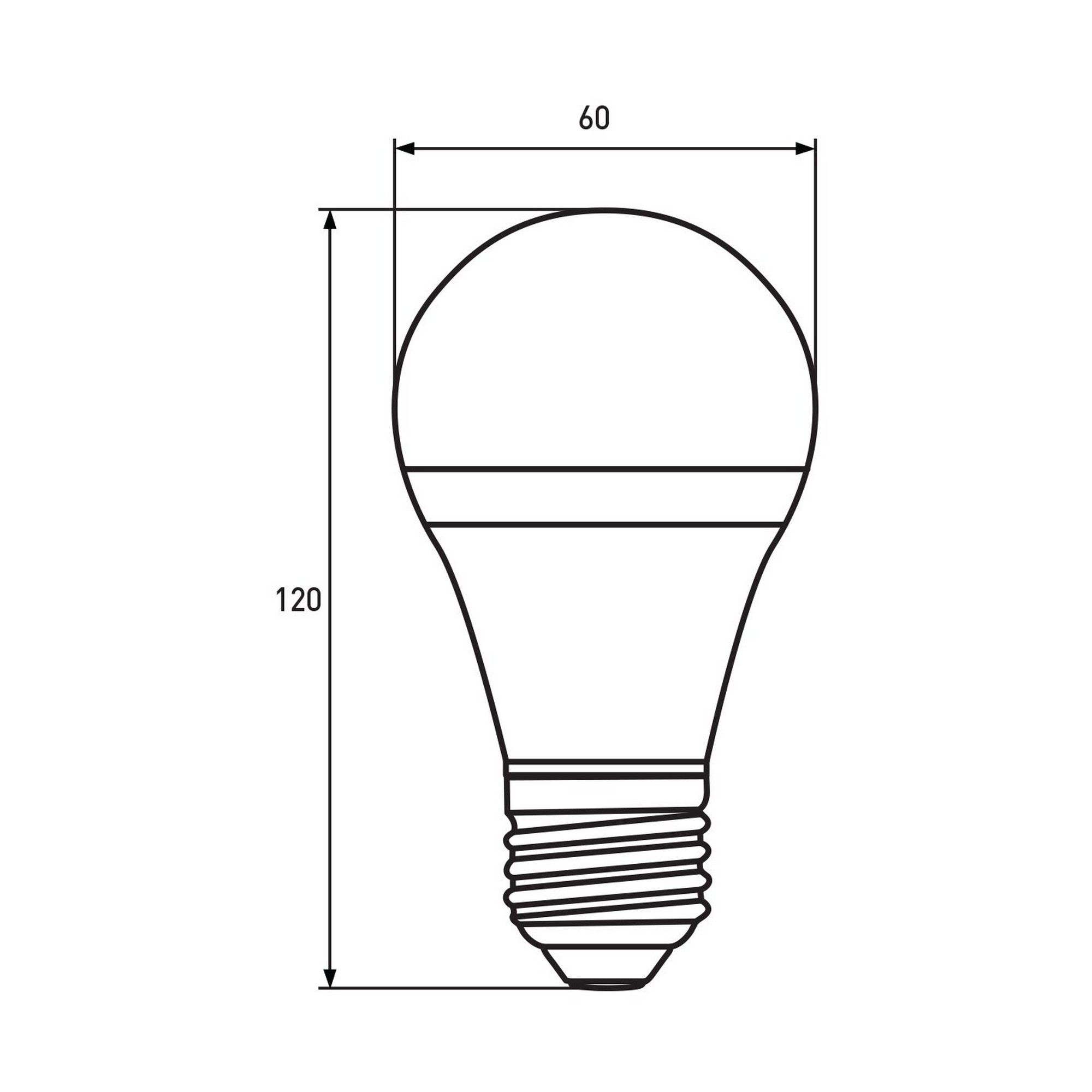 в продажу Лампа Eurolamp LED A60 8W E27 3000K акція "6в1" - фото 3