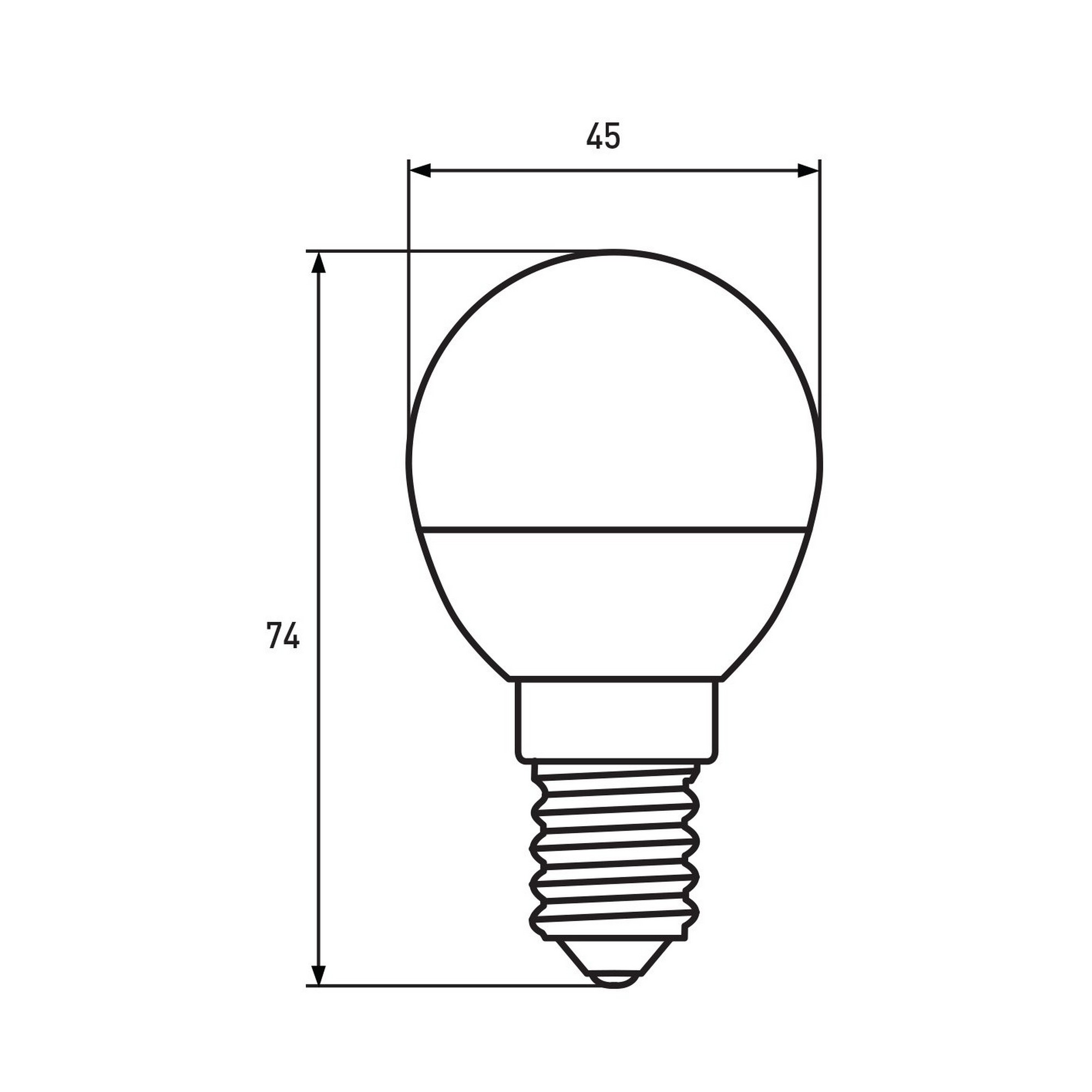 в продаже Лампа Eurolamp LED EKO G 45 5W E14 4000K акция "1+1" - фото 3
