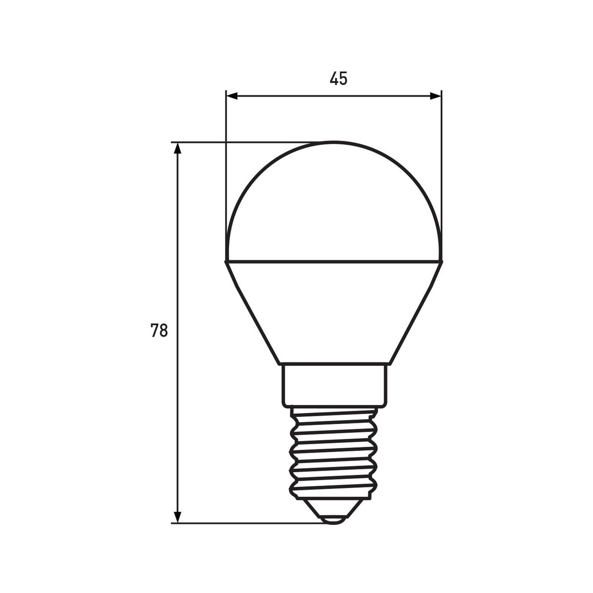 в продаже Лампа Eurolamp LED EKO G45 5W E14 3000K акция "1+1" - фото 3