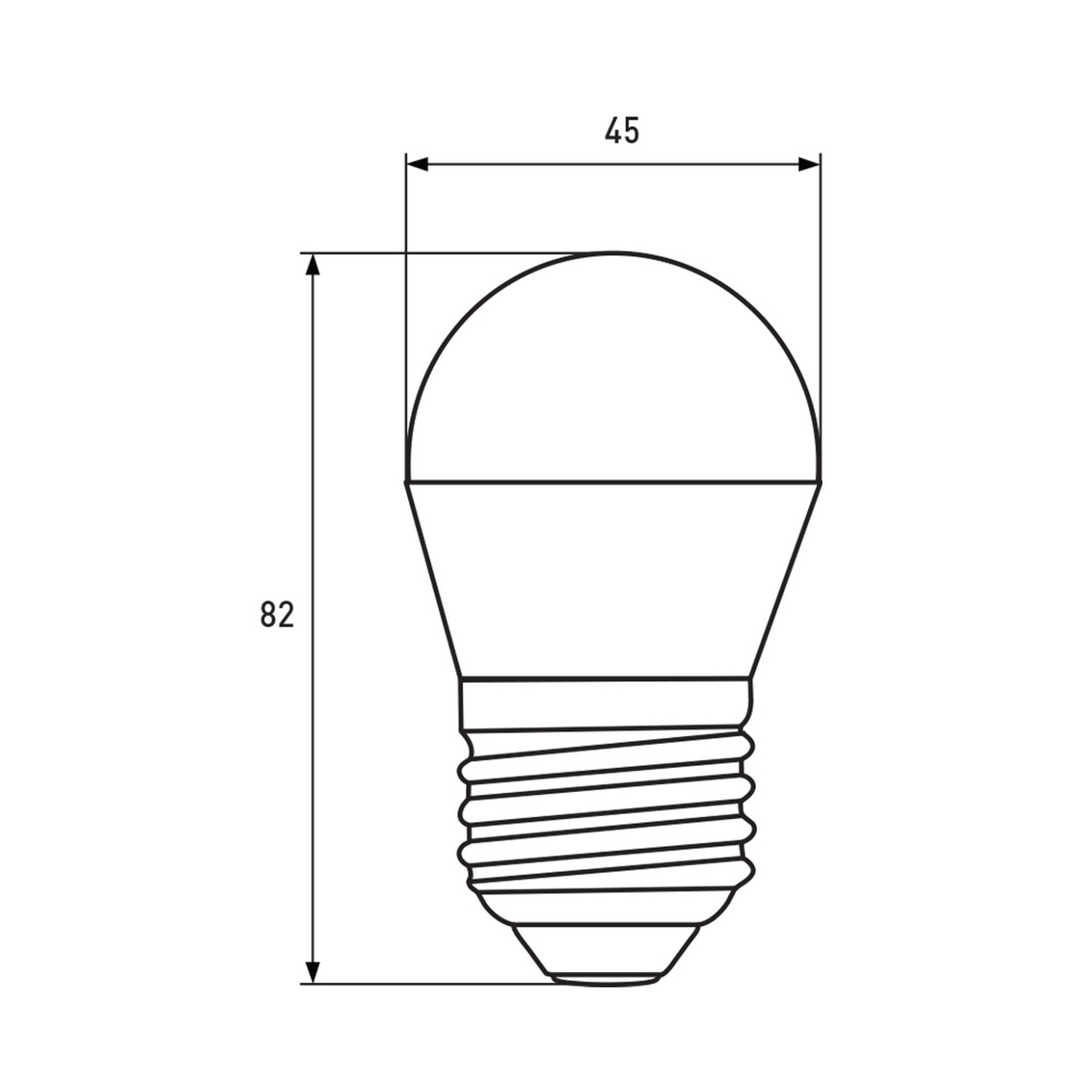 в продажу Лампа Eurolamp LED EKO G45 7W E27 3000K акція "1+1" - фото 3