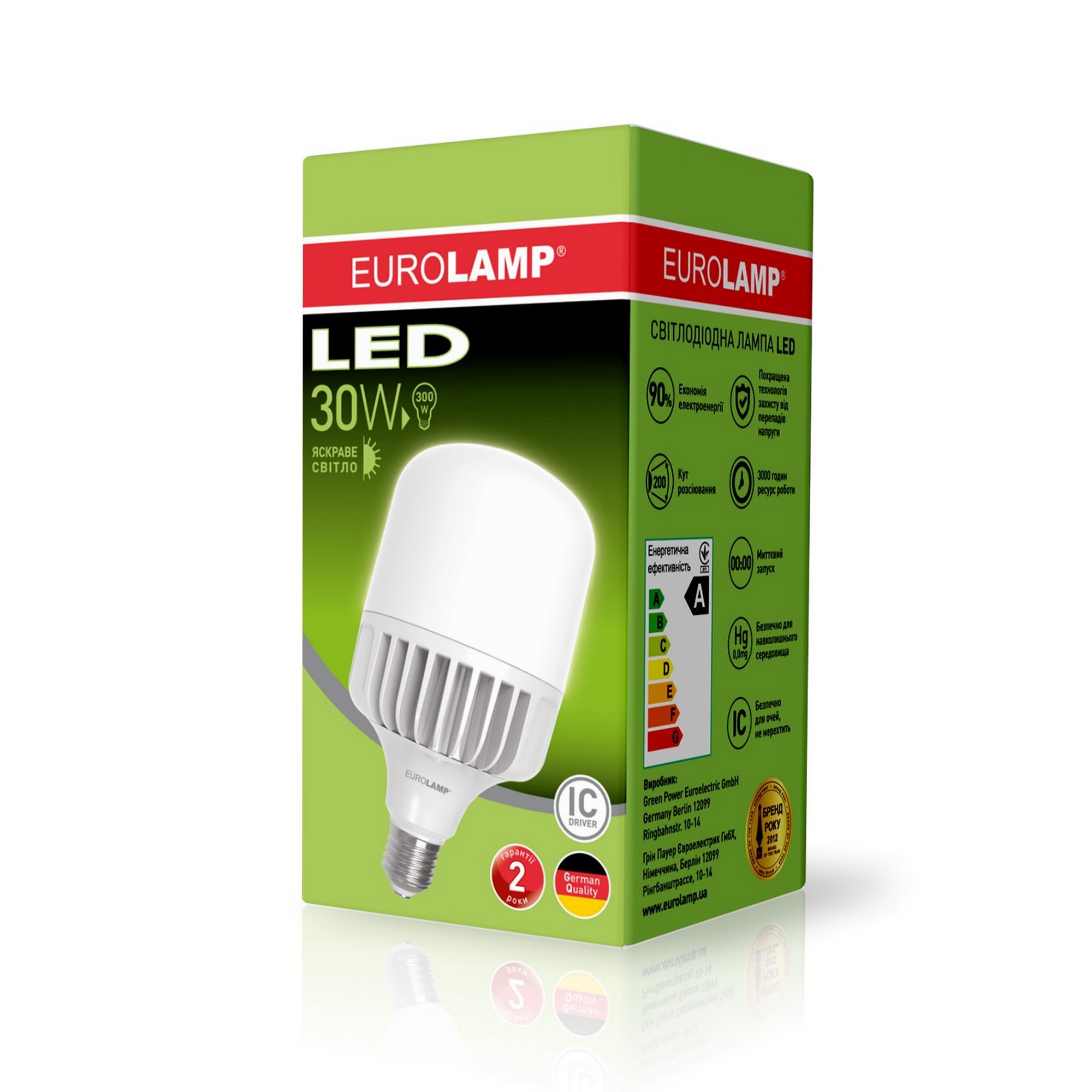 в продаже Лампа Eurolamp LED 30W E27 4000K - фото 3