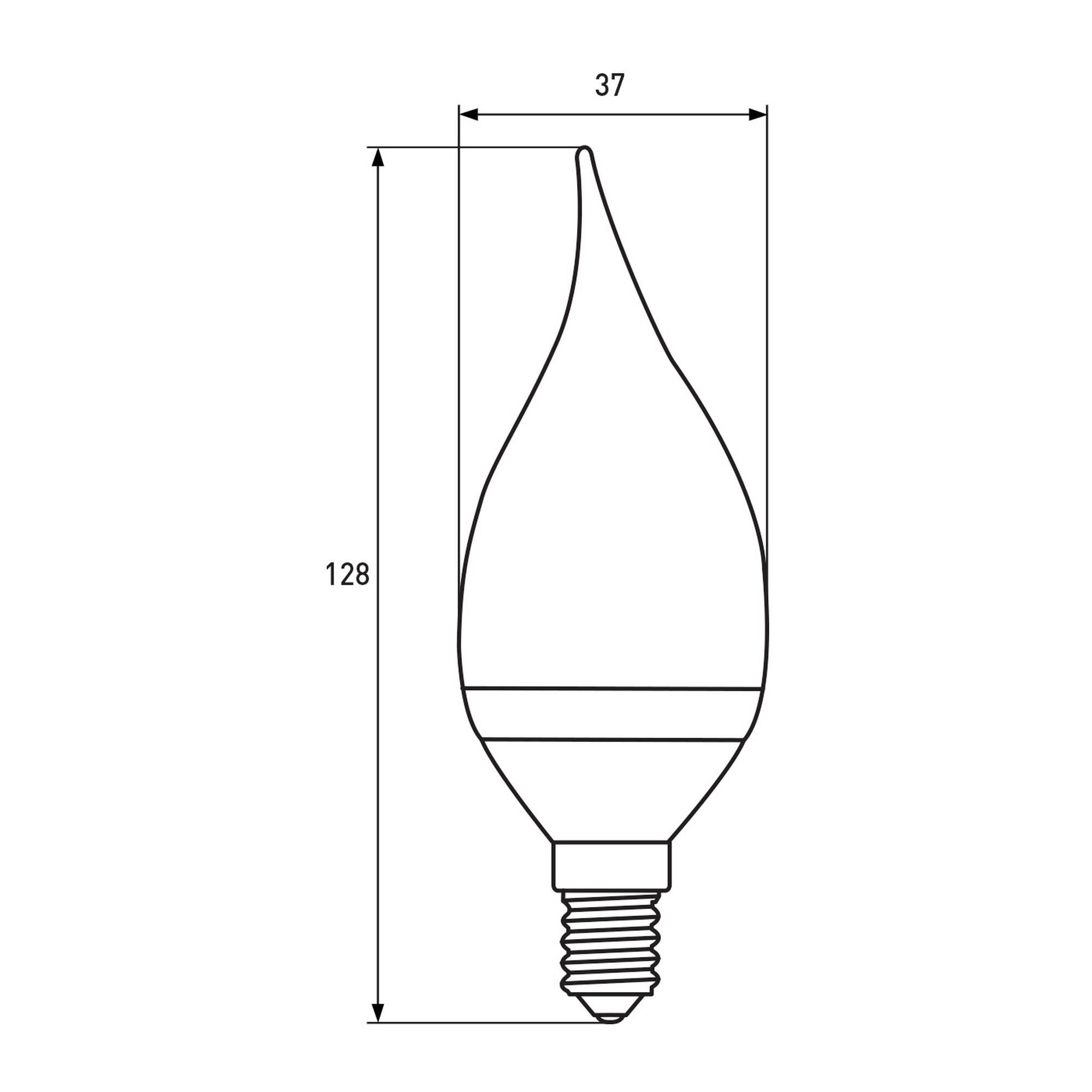 в продаже Лампа Eurolamp LED EKO "Свеча на ветру" 6W E14 3000K - фото 3