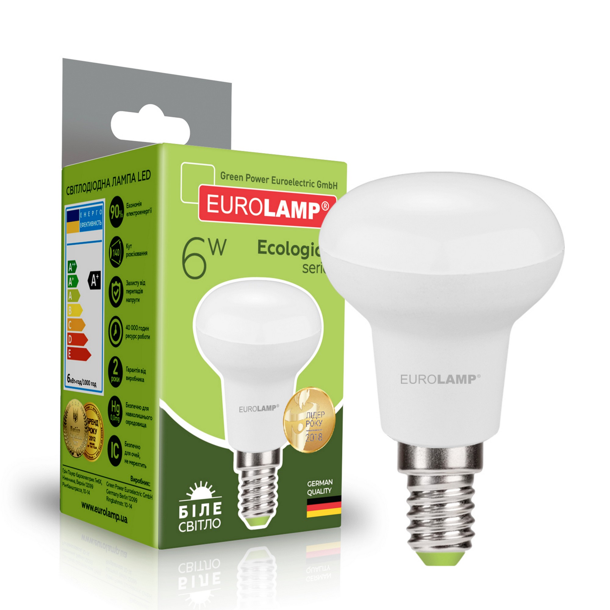 Eurolamp LED EKO R50 6W E14 4000K