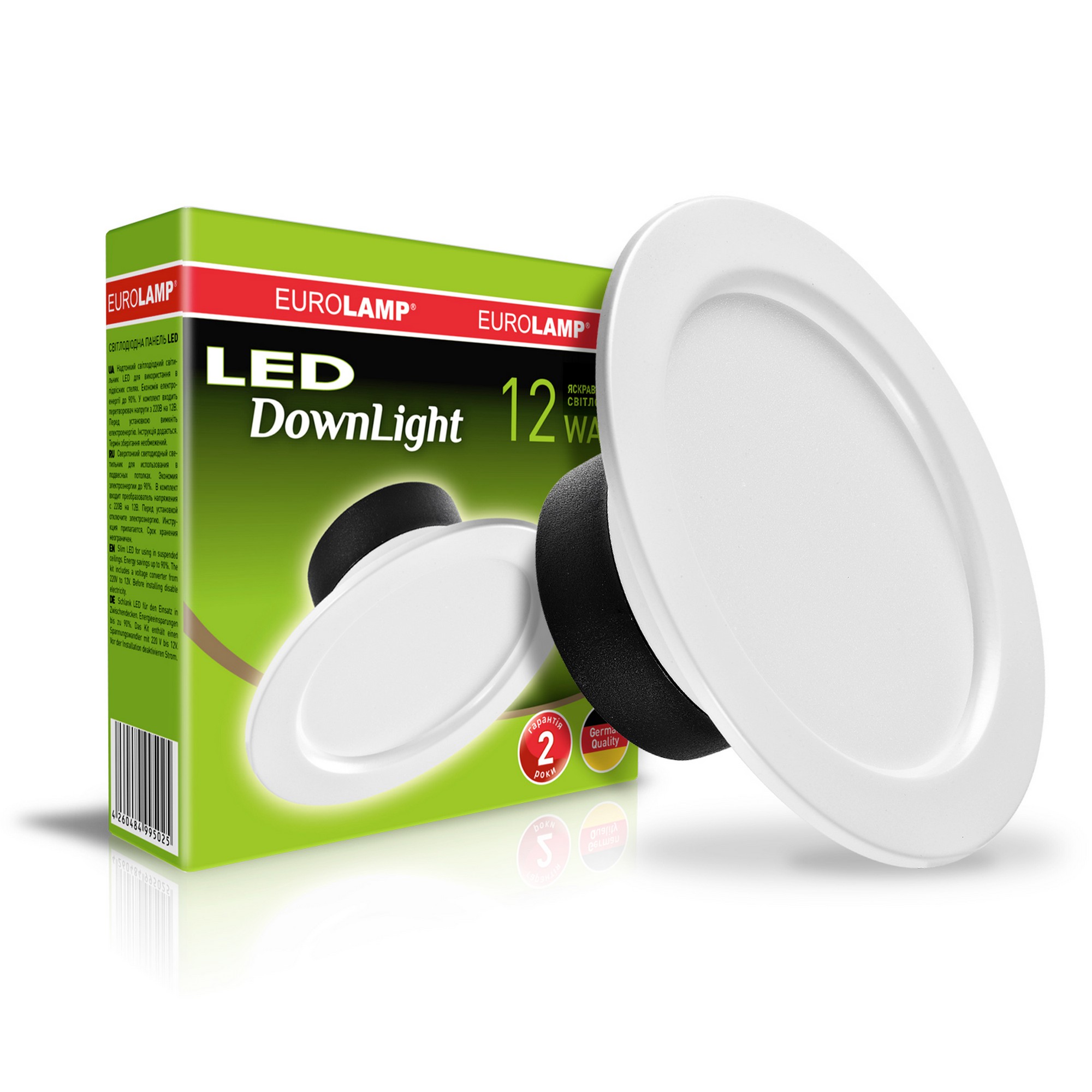 EUROLAMP LED Panel круглый 12W 4000K 220V (LED-DLR-12/4(Е))