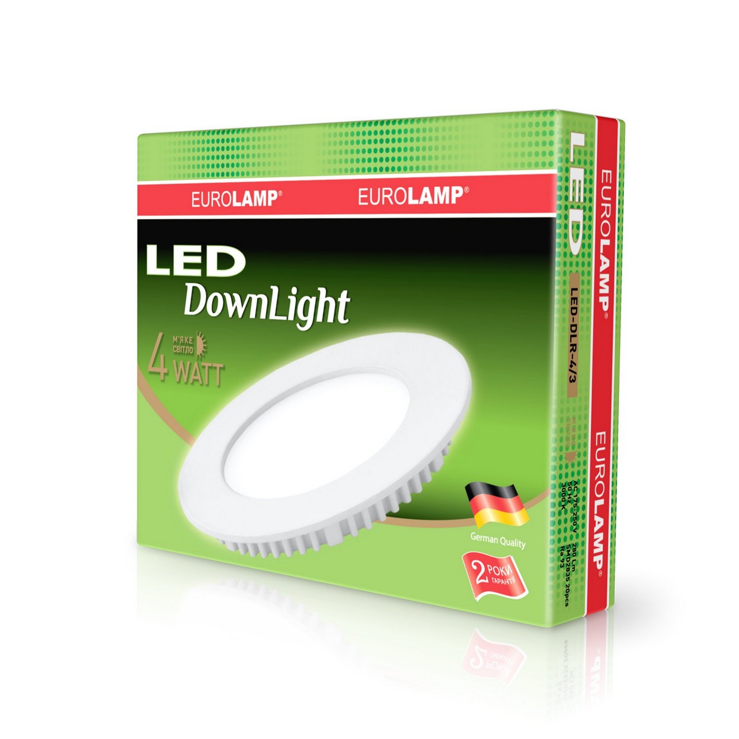 Светильник Eurolamp LED Downlight 4W 3000K круглый цена 0 грн - фотография 2