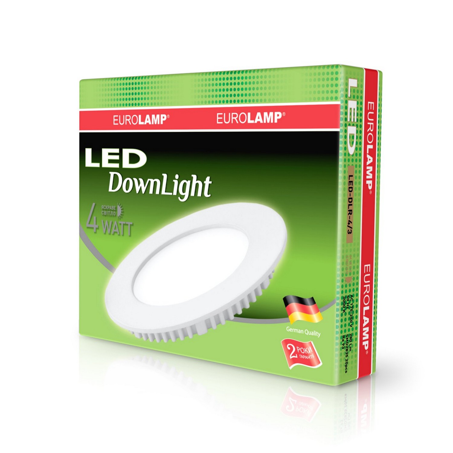 Светильник Eurolamp LED Downlight 4W 4000K круглый цена 179.01 грн - фотография 2