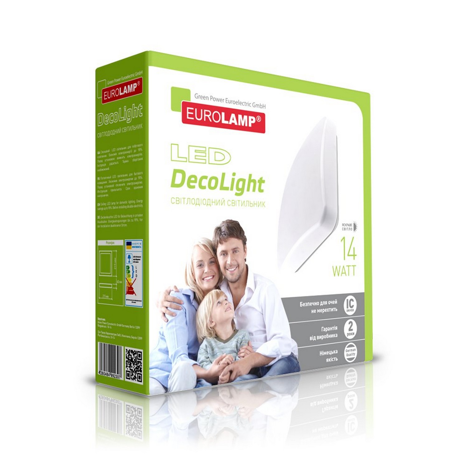в продажу Світильник EUROLAMP LED Decolight 14W 4000K квадрат (LED-NLS-14/4(F)new)) - фото 3