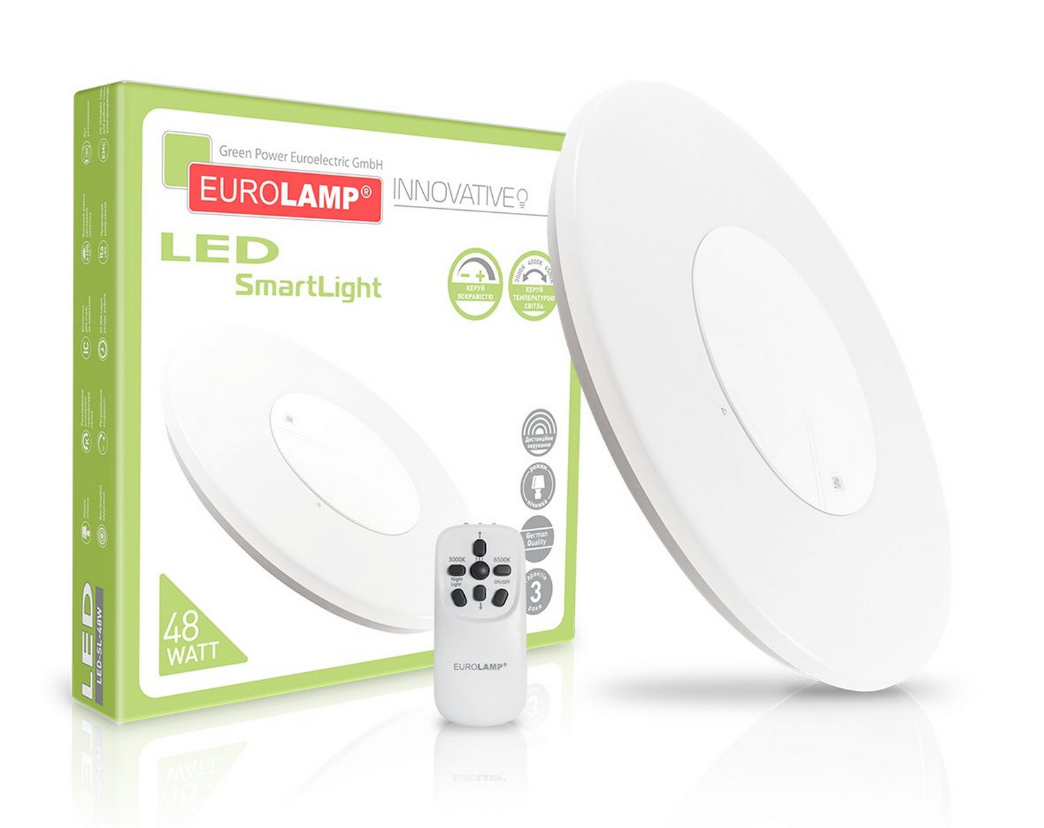 Светильник Eurolamp LED Smart Light 48W dimmable 3000-6500K