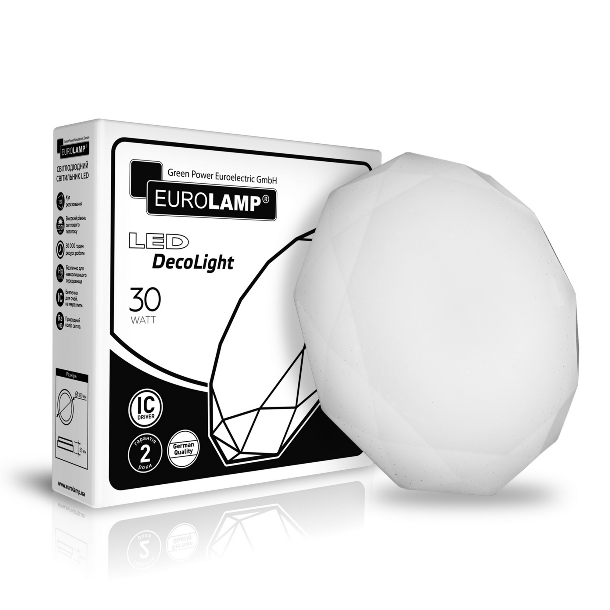 Светильник Eurolamp LED круглый накладной 30W 4000K в интернет-магазине, главное фото