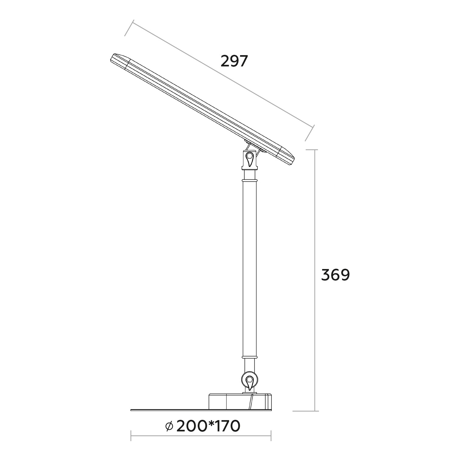 в продаже Светильник Eurolamp LED настольный в стиле модерн 5W 4000K белый - фото 3