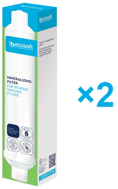 в продажу Річний запас картриджів для фільтра зворотного осмосу Ecosoft Standard з мінералізатором (CPV17POSTMIN50GPD) - фото 3