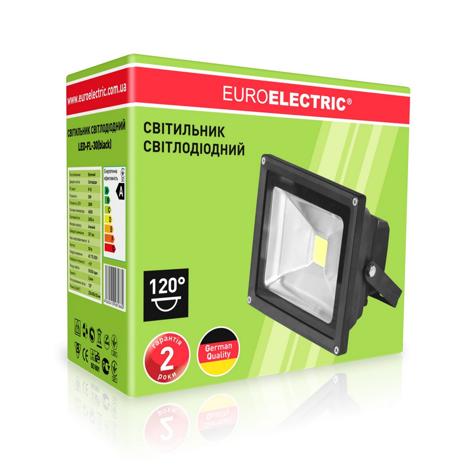 Прожектор Euroelectric LED COB 30W 6500K classic ціна 0 грн - фотографія 2