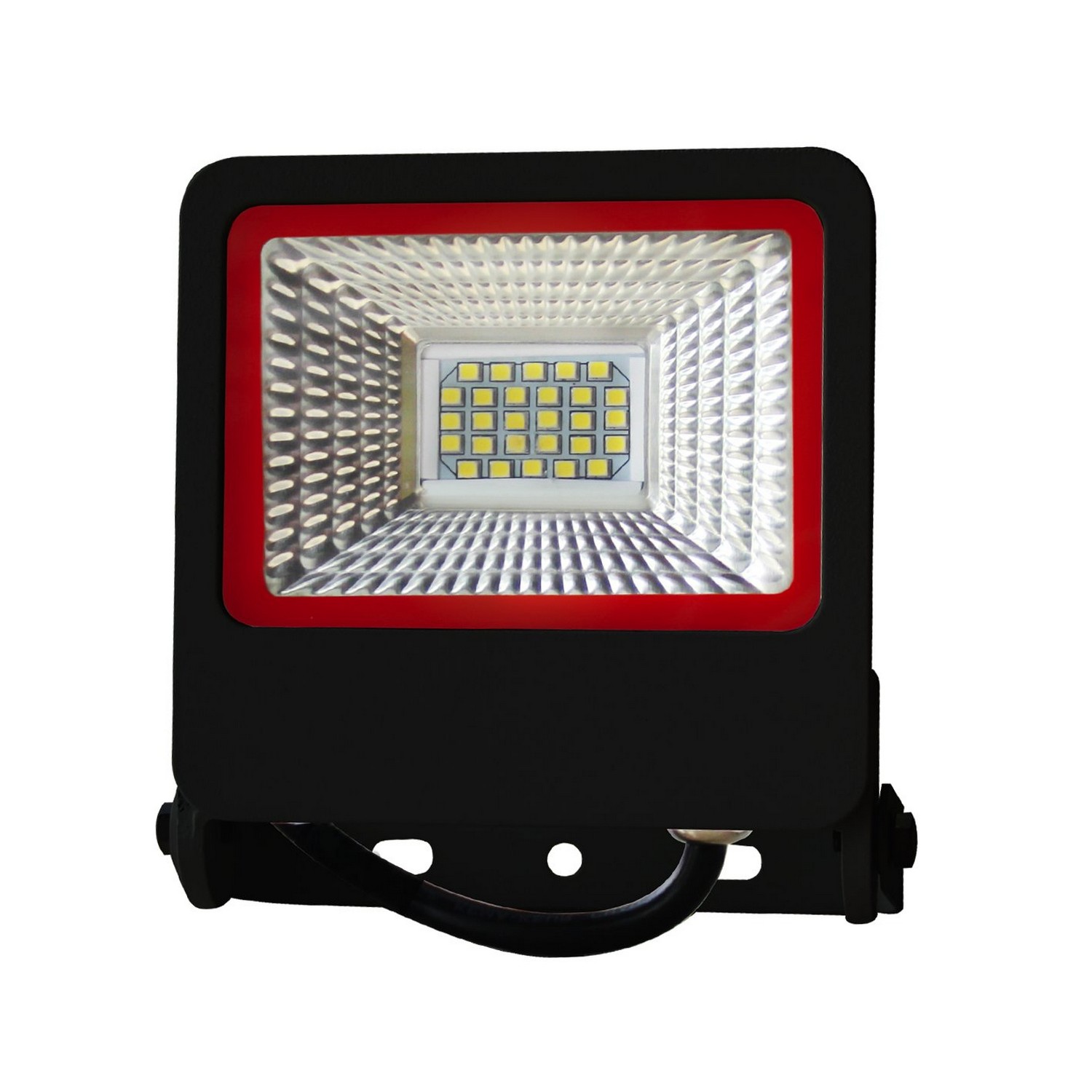 Прожектор Eurolamp LED SMD черный с радиатором NEW 20W 6500K