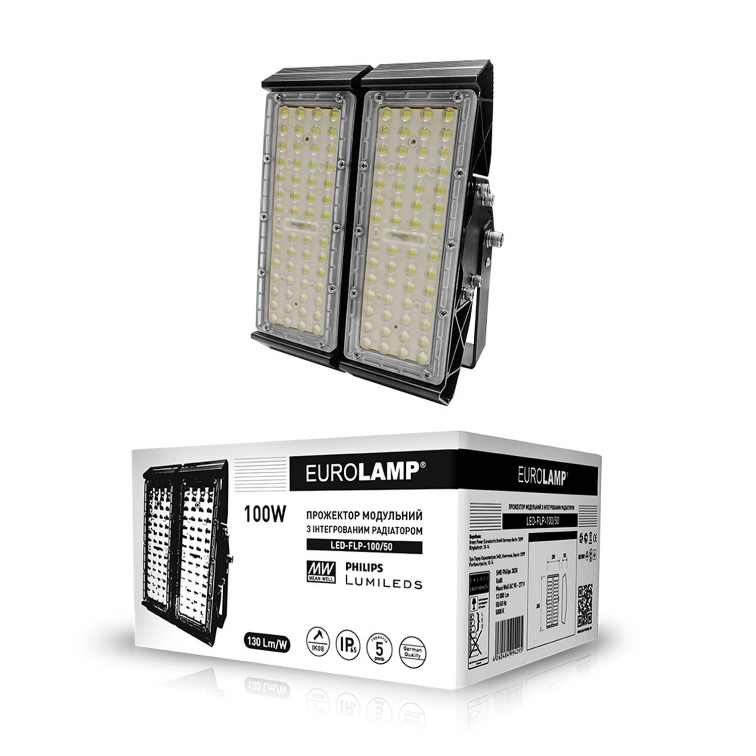 в продаже Прожектор Eurolamp LED модульный с интегрированным радиатором 100W 5000K - фото 3