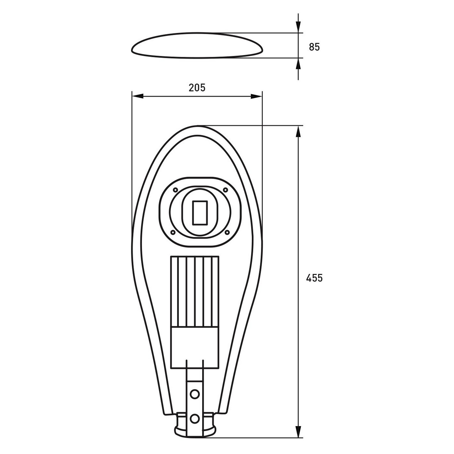 в продаже Светильник уличный классический Eurolamp LED COB 30W 6000K - фото 3