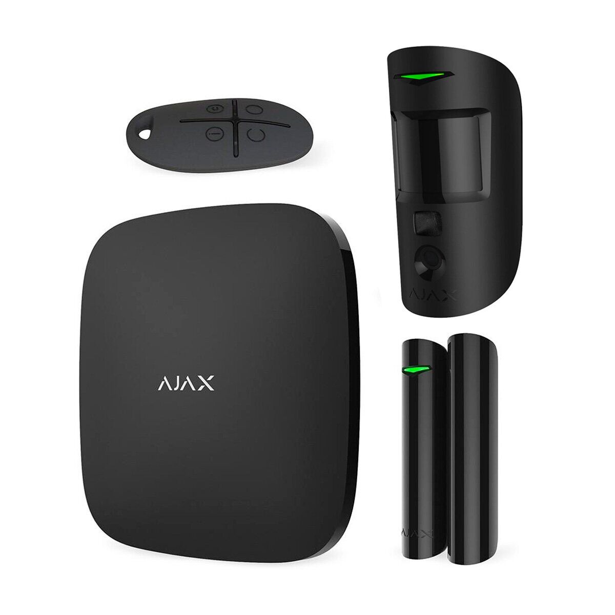 Купить комплект охранной сигнализации Ajax StarterKit Cam Black в Сумах