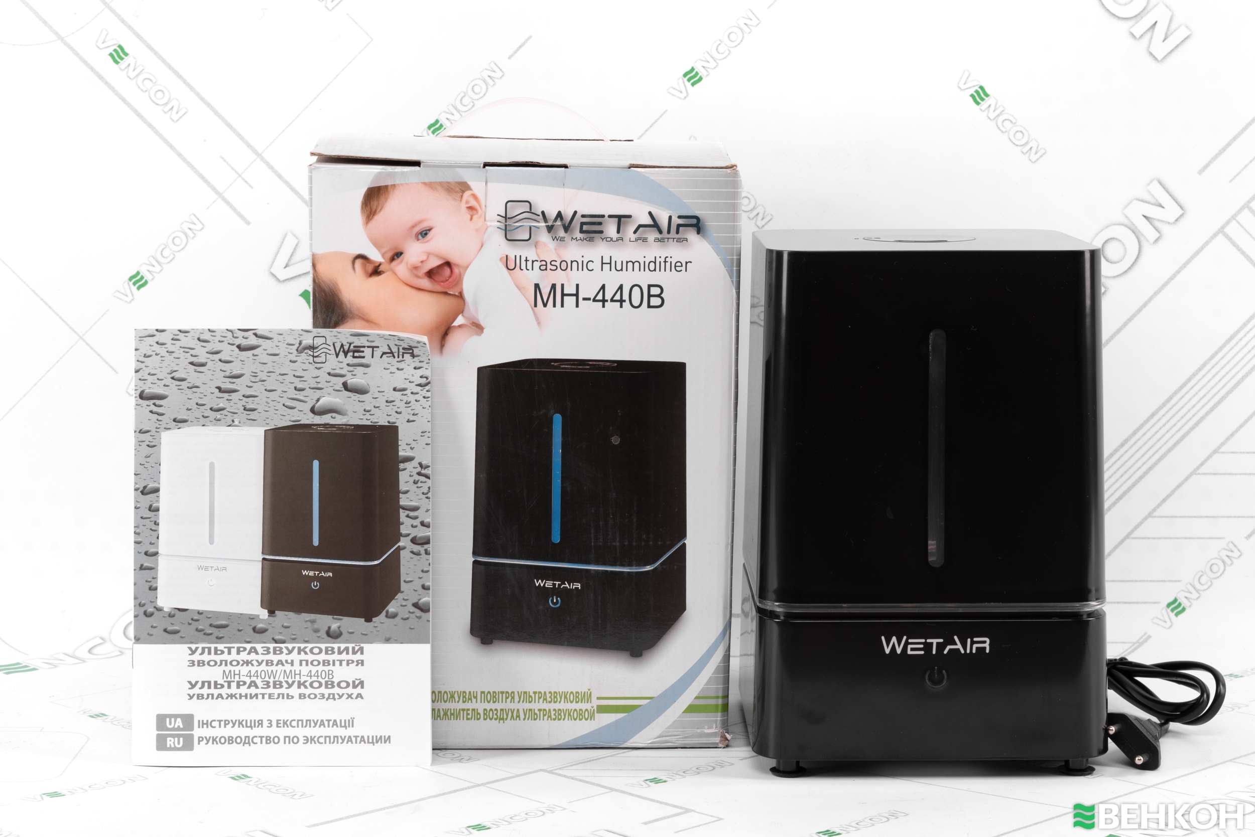 ᐉ Увлажнитель воздуха WetAir MH-440B купить по цене 949 грн. в Киеве и ...
