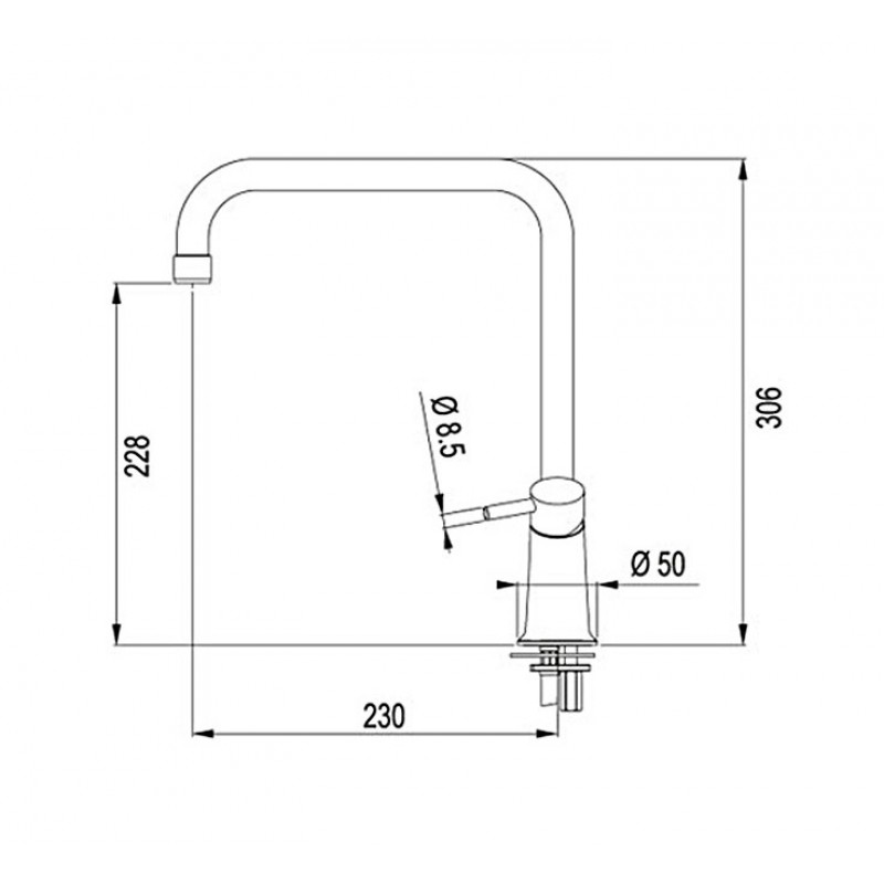 Franke 115.0289.842 Габаритные размеры