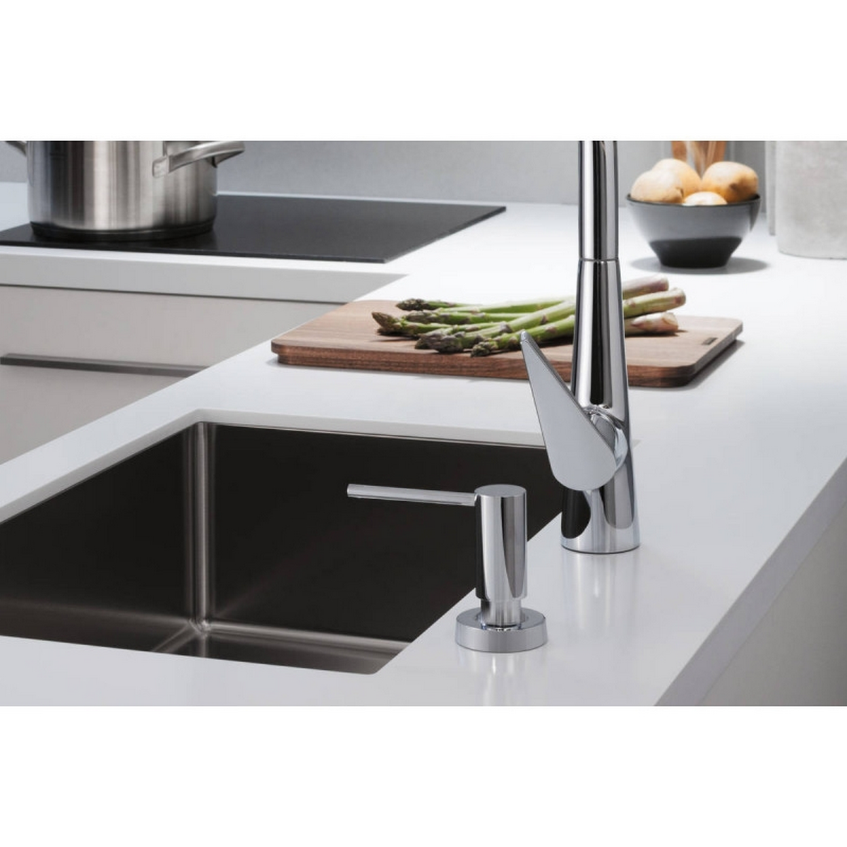 Дозатор жидкого мыла Hansgrohe A51 40448800 инструкция - изображение 6