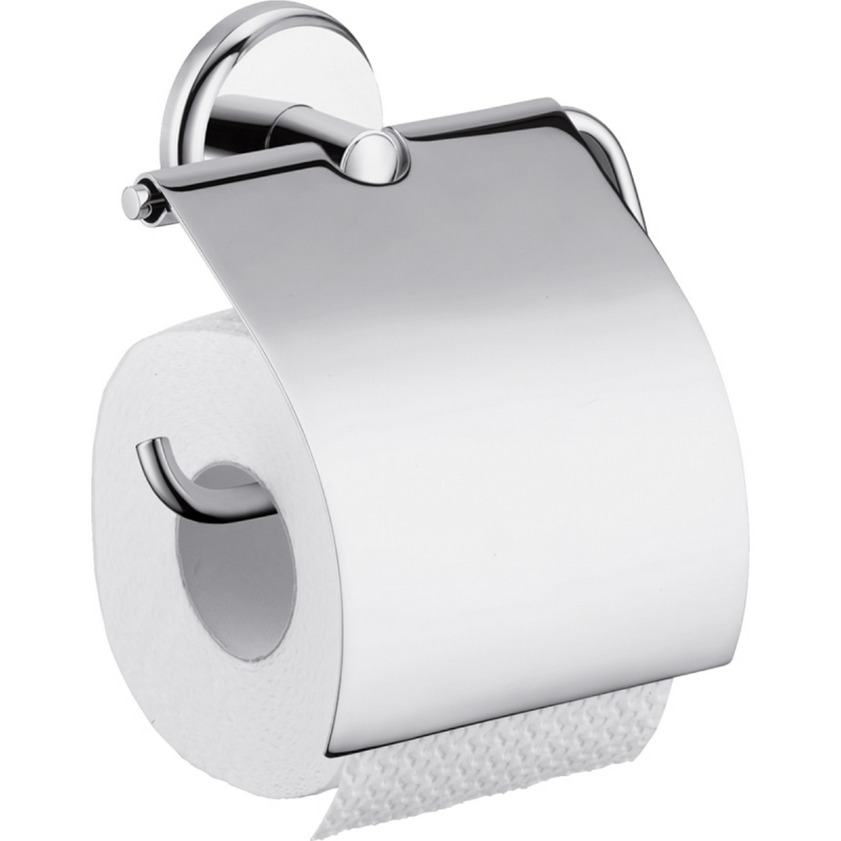 Тримач туалетного паперу Hansgrohe Logis Classic з кришкою 41623000