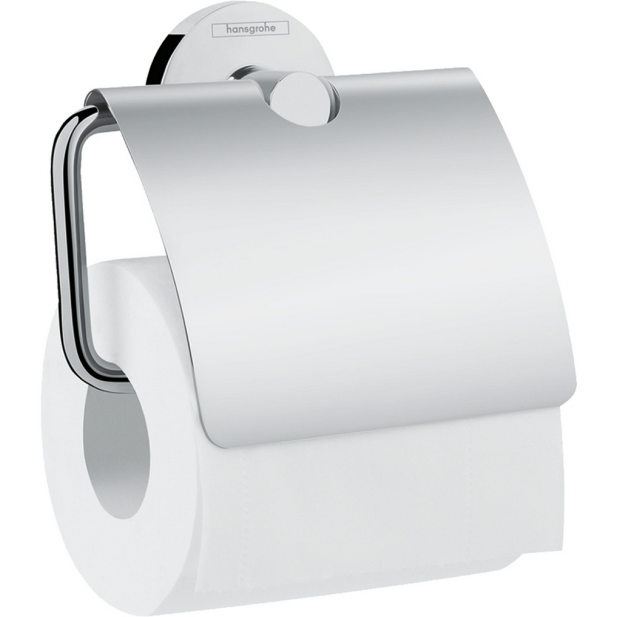 Держатель туалетной бумаги Hansgrohe Logis Universal 41723000 с крышкой в интернет-магазине, главное фото