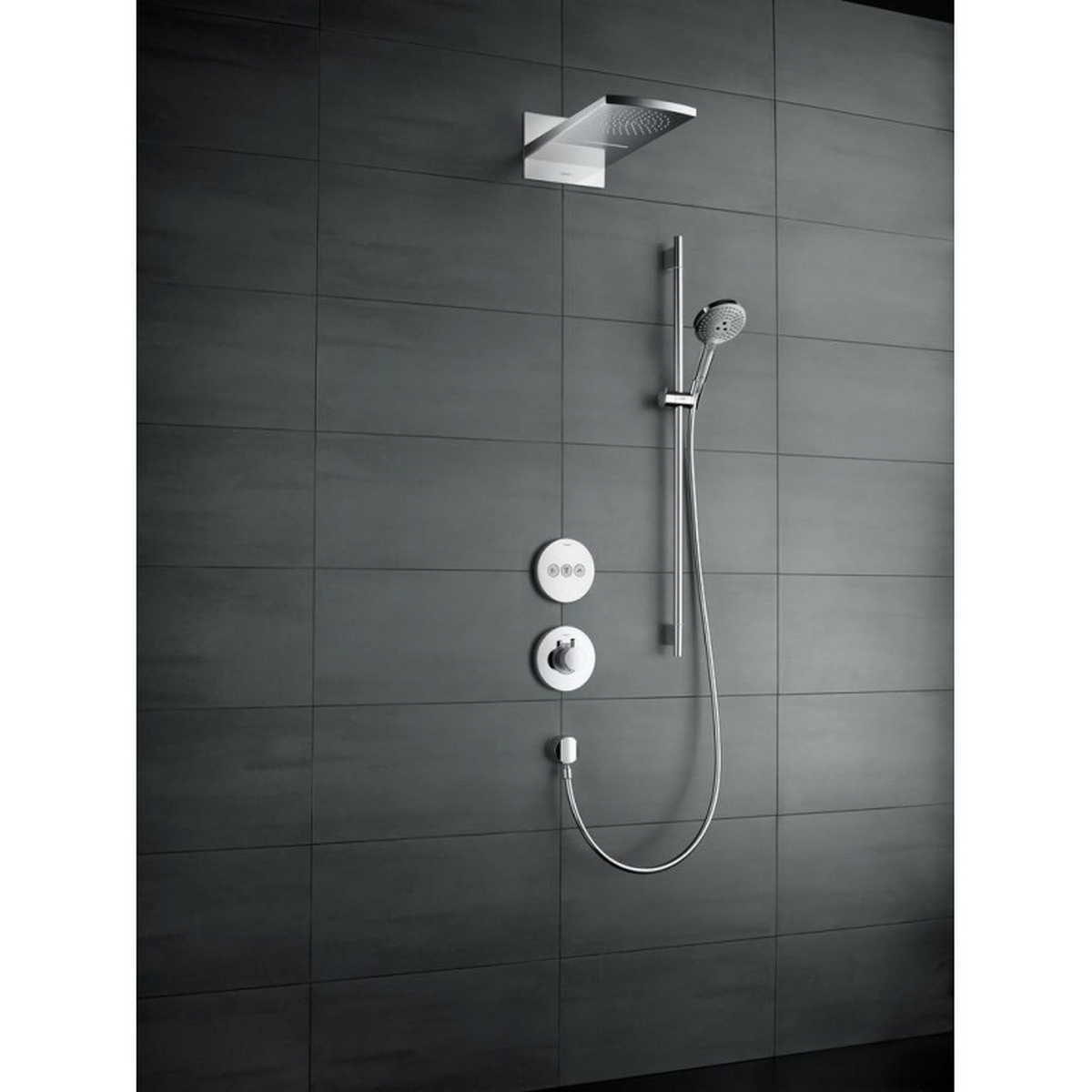 Верхній душ Hansgrohe Raindance Rainfall 180 AIR 2jet 28433000 ціна 81830 грн - фотографія 2