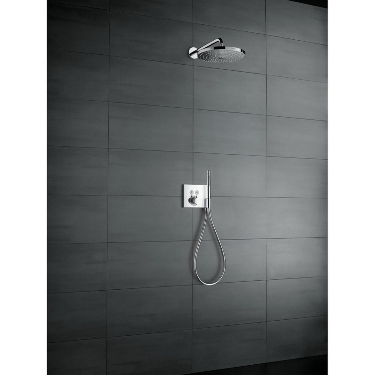 Верхній душ Hansgrohe Raindance Select S 300 2jet з власником 390 мм 27378000 ціна 0 грн - фотографія 2