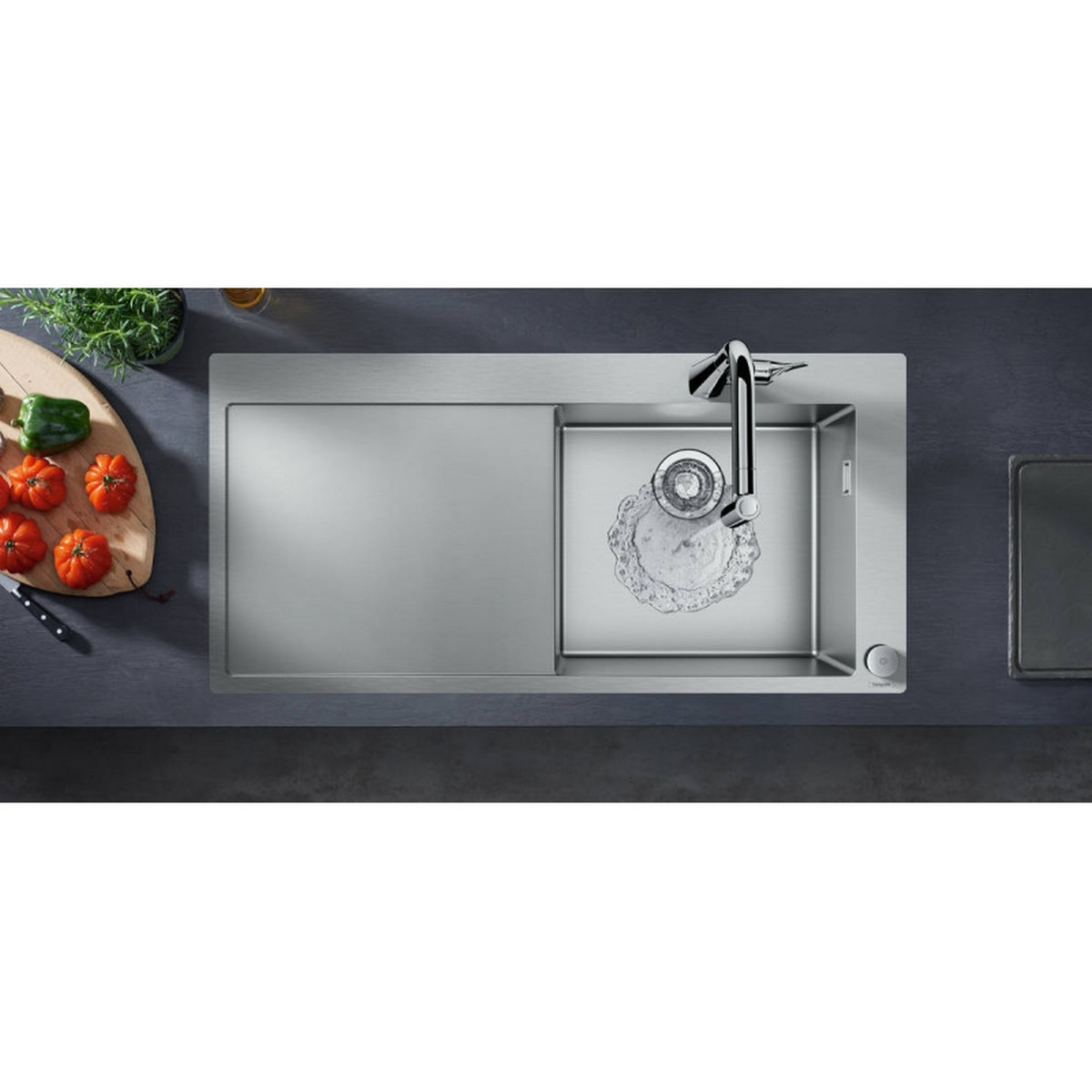 Кухонний комплект Hansgrohe C71 C71-F450-02 43208000 з сушаркою зліва в інтернет-магазині, головне фото