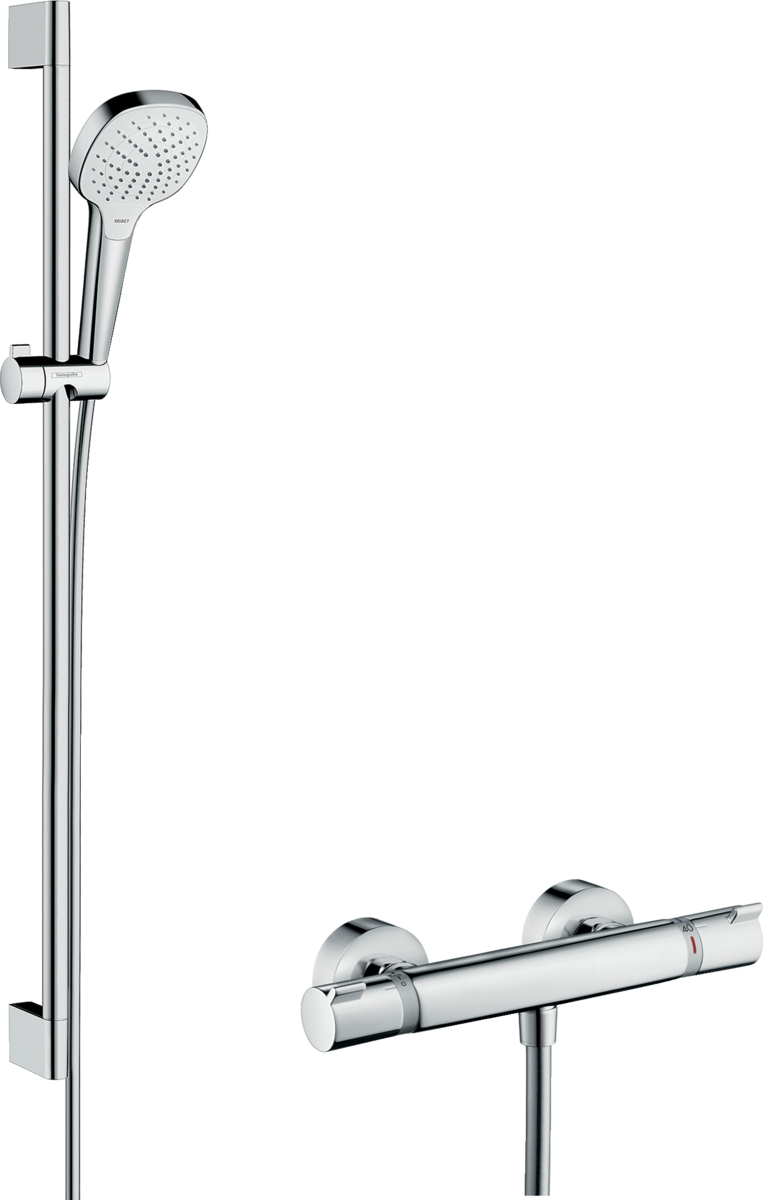 Душевой набор Hansgrohe Croma Select E Vario/Ecostat Comfort Combi 090 m 27082400 в интернет-магазине, главное фото