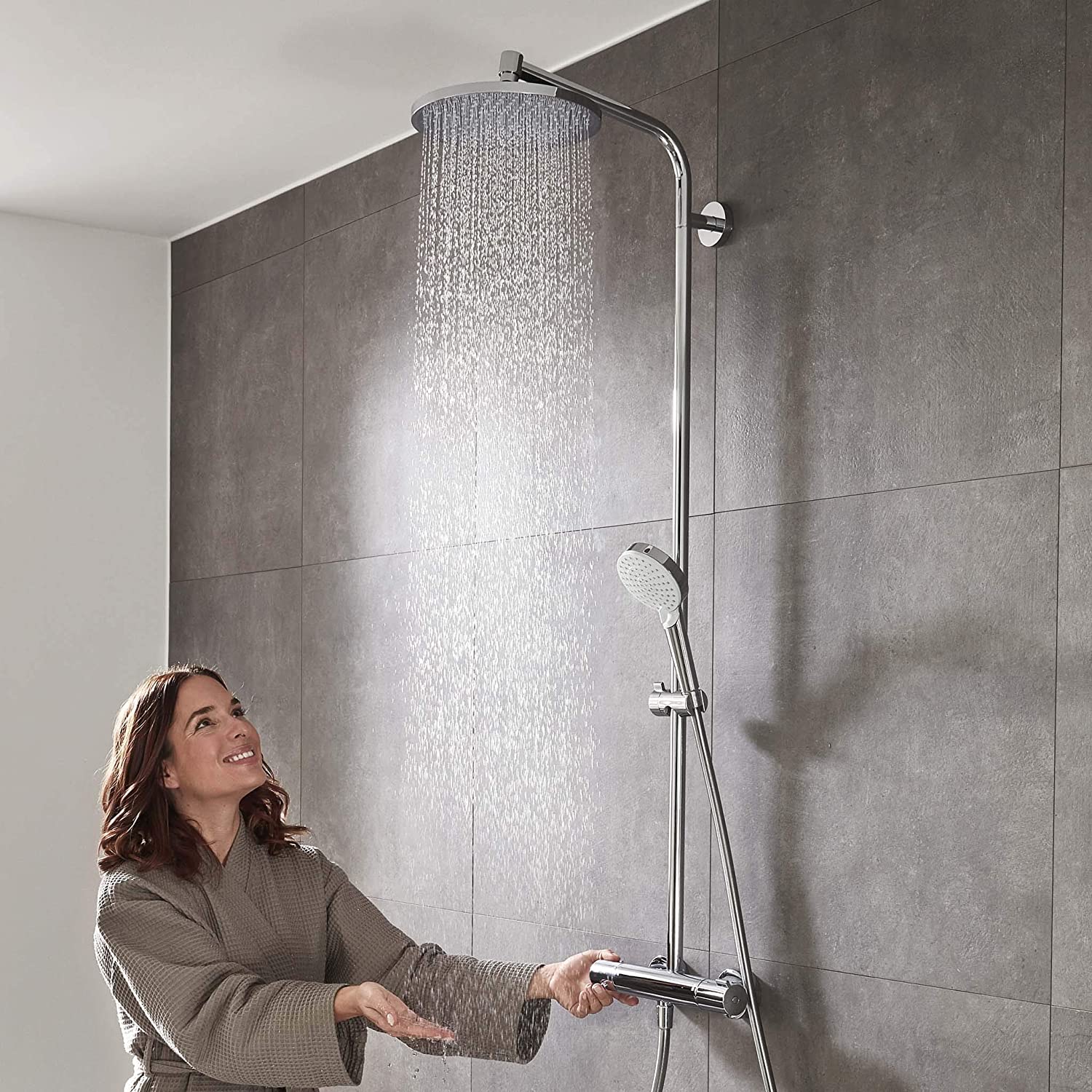 в продаже Душевая система Hansgrohe Crometta S 240 1jet Showerpipe 27267000 - фото 3