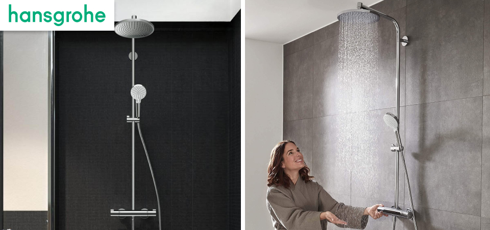 Преимущества Hansgrohe Crometta S 240 1jet Showerpipe 27267000