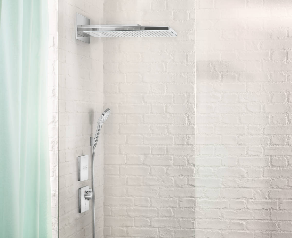 Смеситель с термостатом Hansgrohe ShowerSelect Highfow 15735400 цена 39921.83 грн - фотография 2