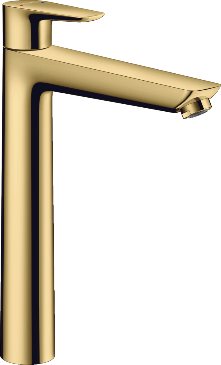 Смеситель для умывальника Hansgrohe Talis E с сливным гарнитуром золото 71716990 в интернет-магазине, главное фото