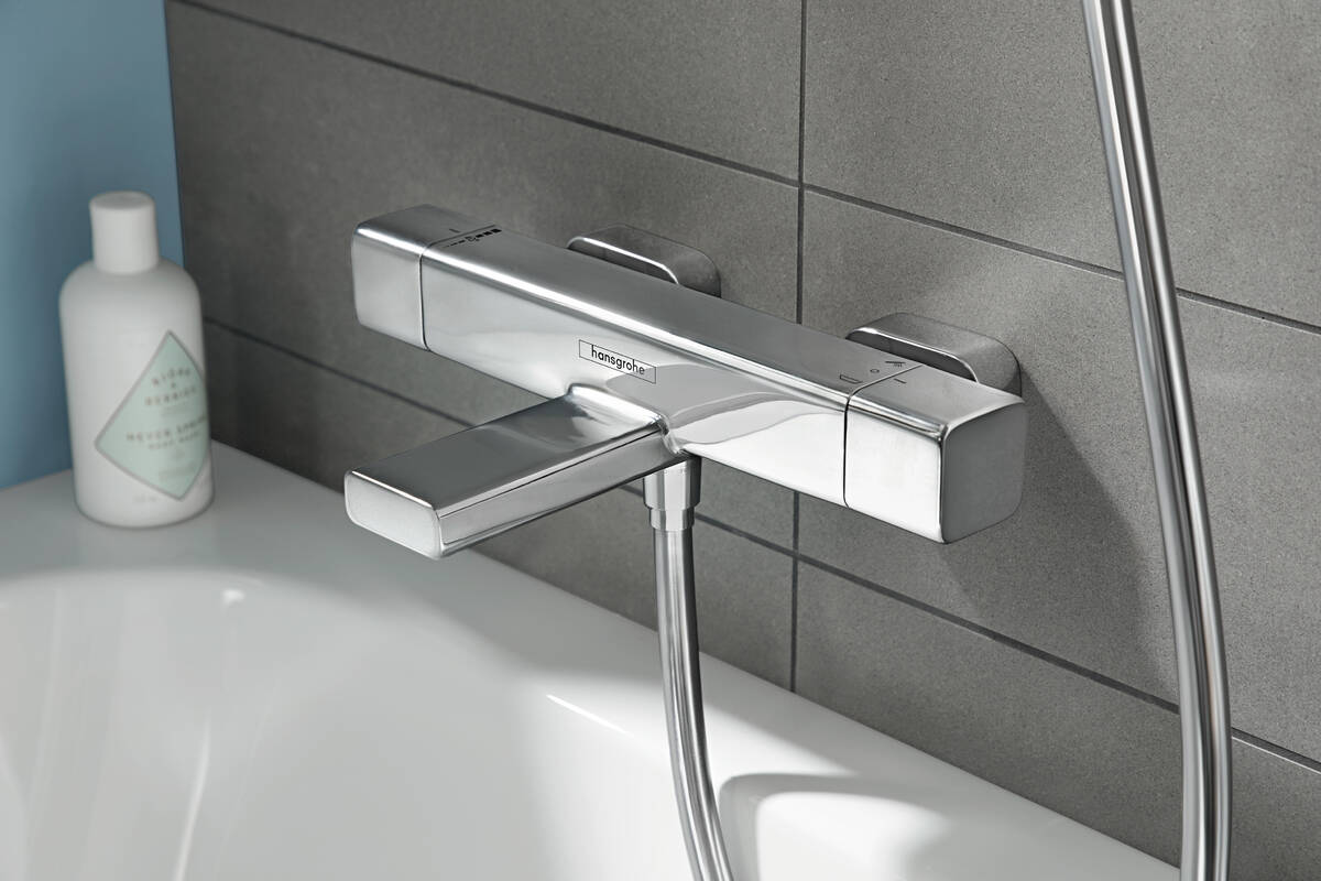 Змішувач із термостатом Hansgrohe Ecostat E 15774000 ціна 20840 грн - фотографія 2