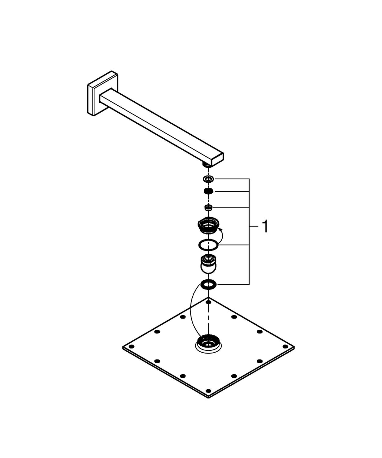 в продаже Верхний душ Grohe Rainshower 26064000 - фото 3