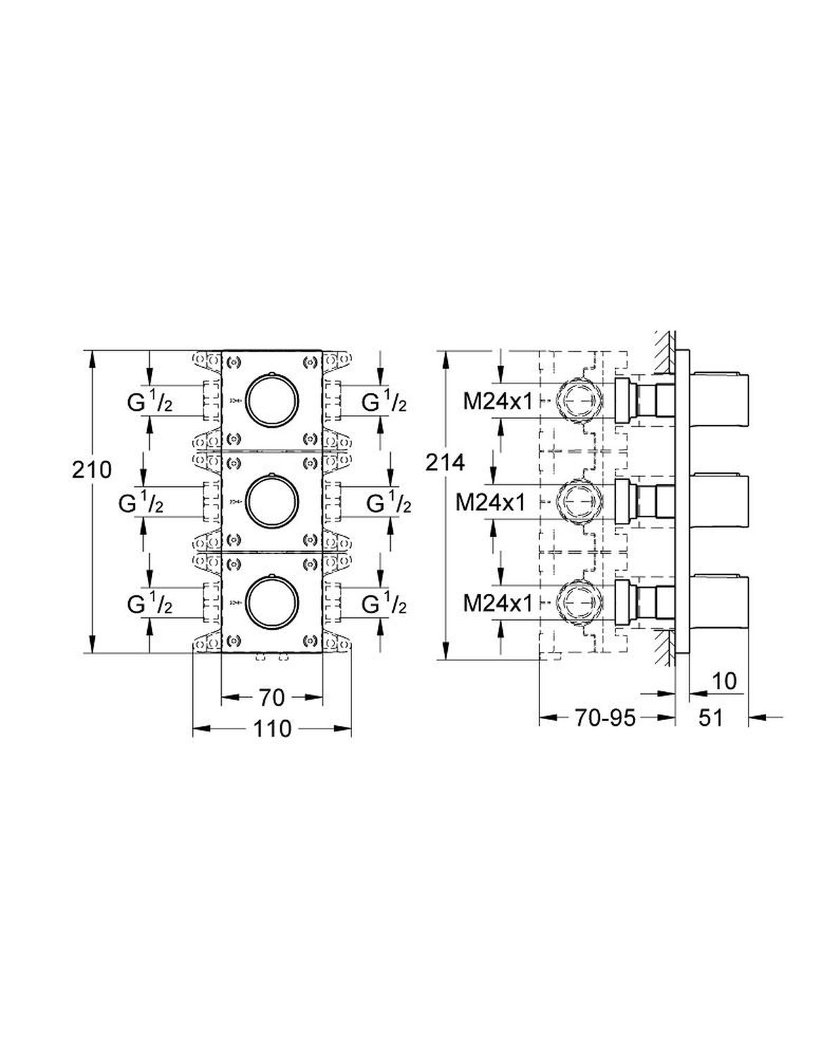 Grohe Grohtherm F 27625000 в магазине в Киеве - фото 10