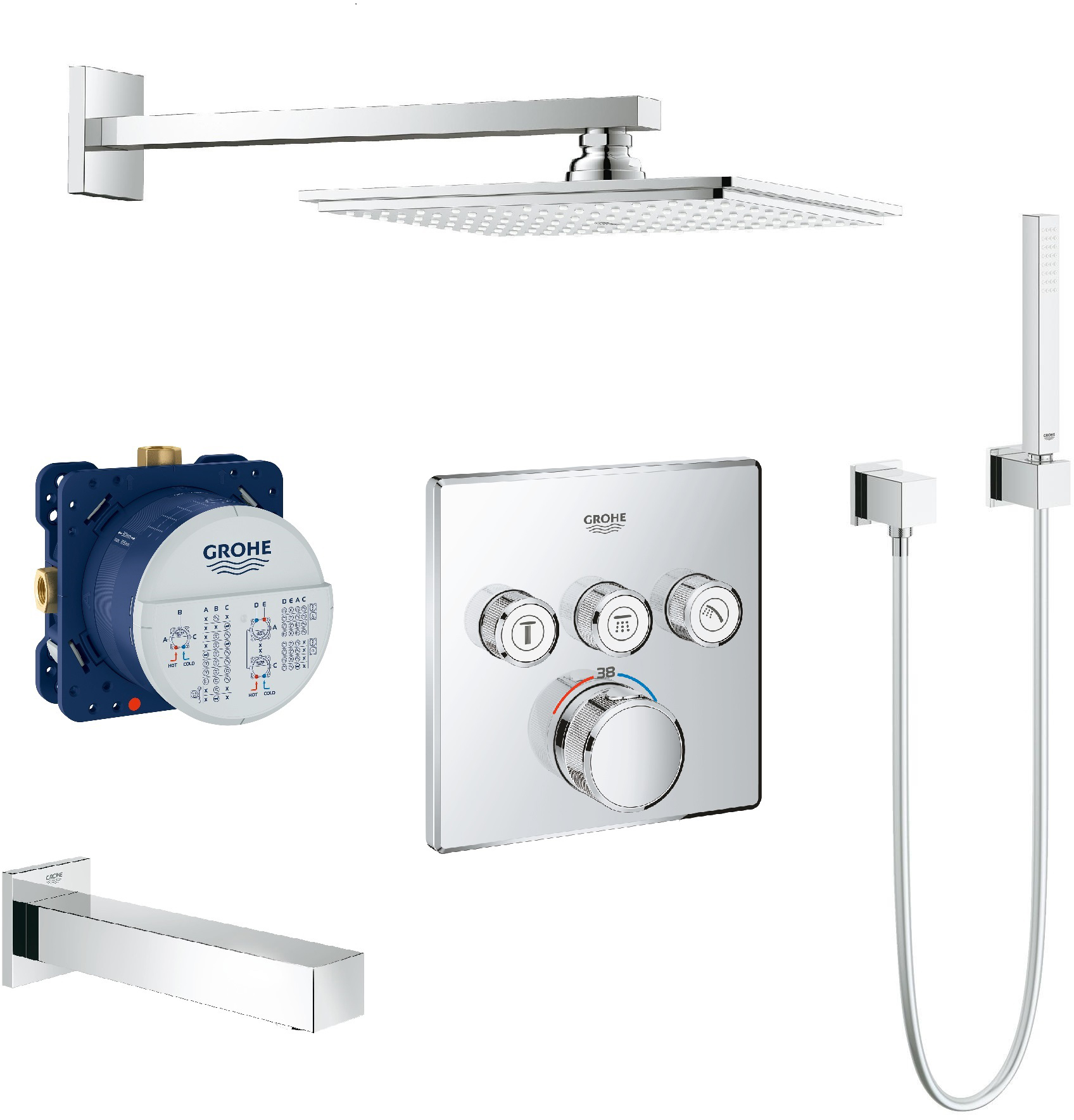 Grohe Grohtherm SmartControl 34506SC2