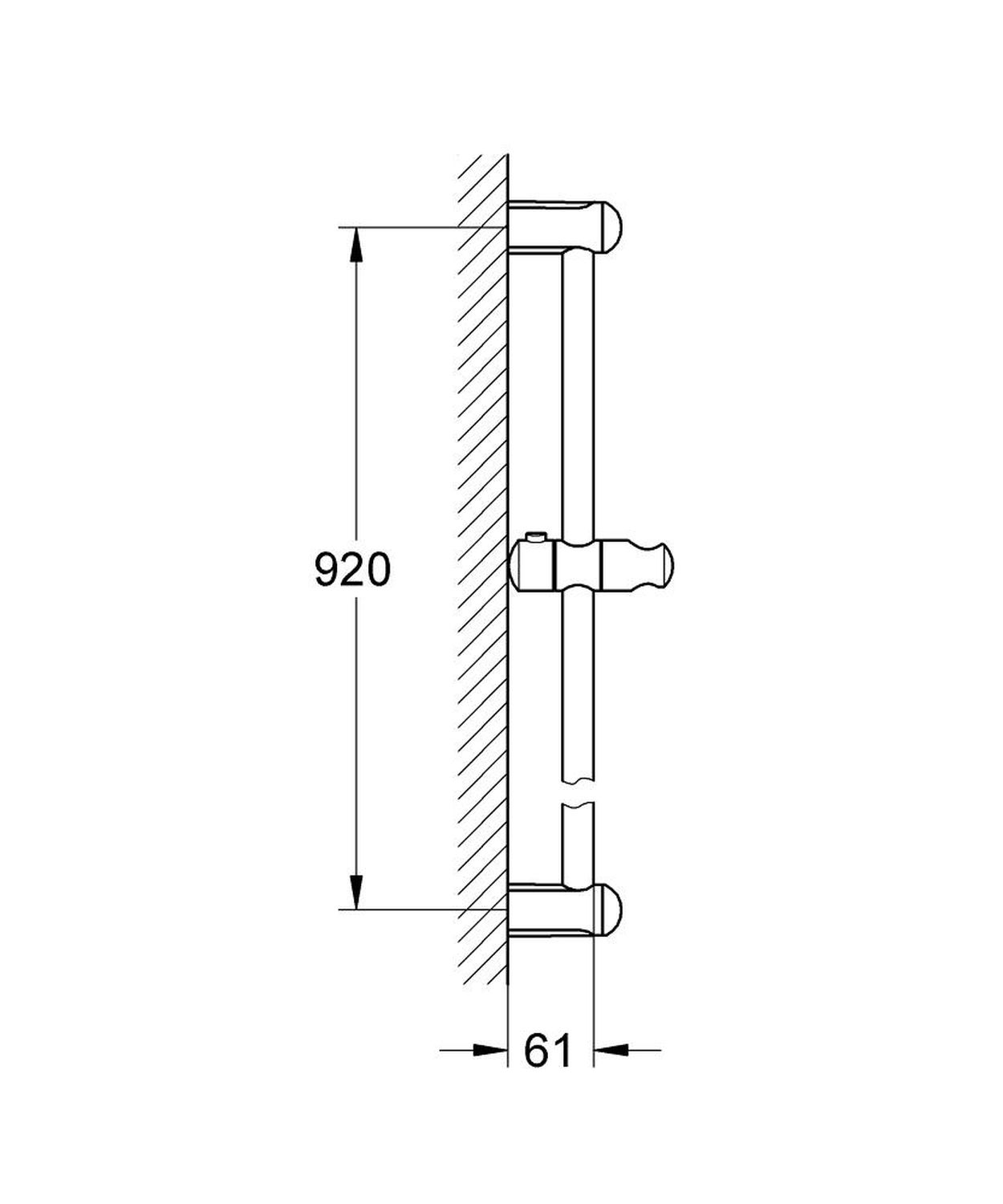 Душова штанга Grohe New Tempesta 27524000 ціна 0 грн - фотографія 2