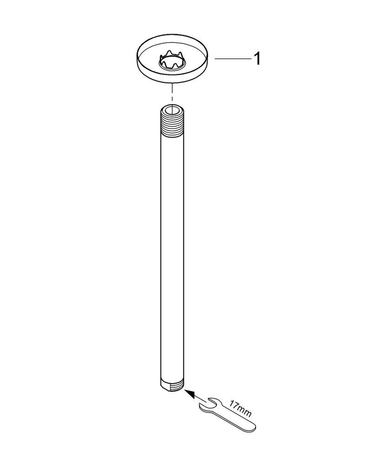 Душовий кронштейн Grohe Rainshower 28497000 відгуки - зображення 5