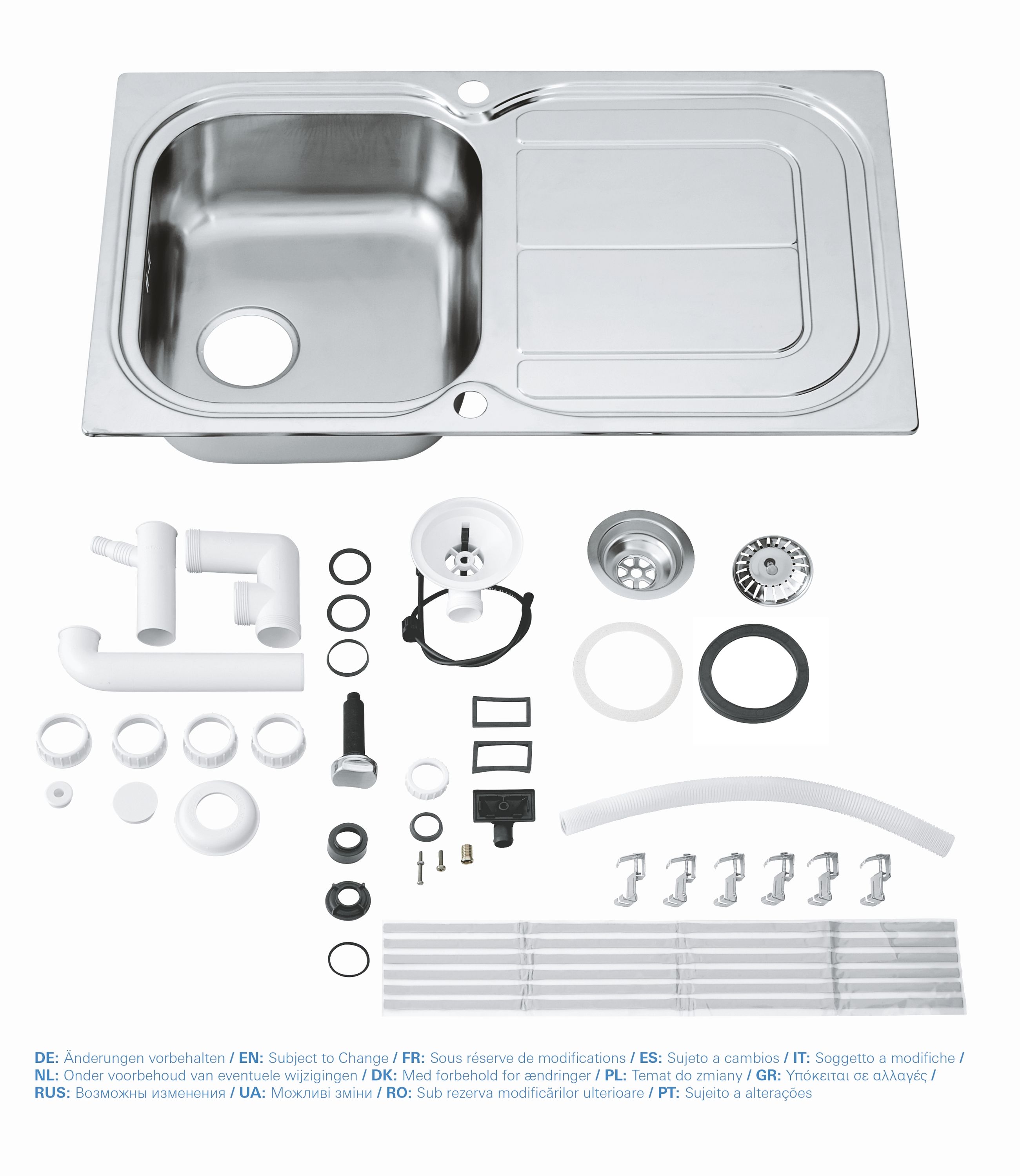 Кухонна мийка Grohe K-series 31563SD0 інструкція - зображення 6