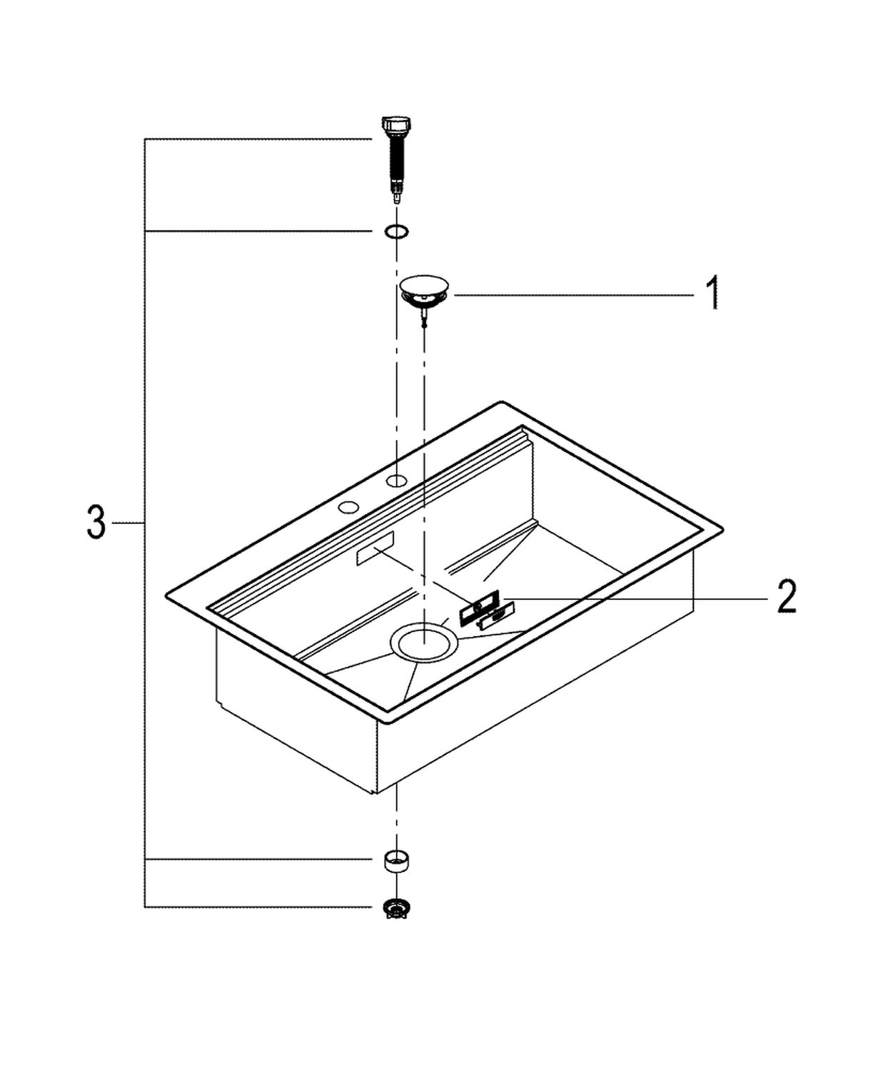 Кухонна мийка Grohe K-series 31584SD0 ціна 0 грн - фотографія 2