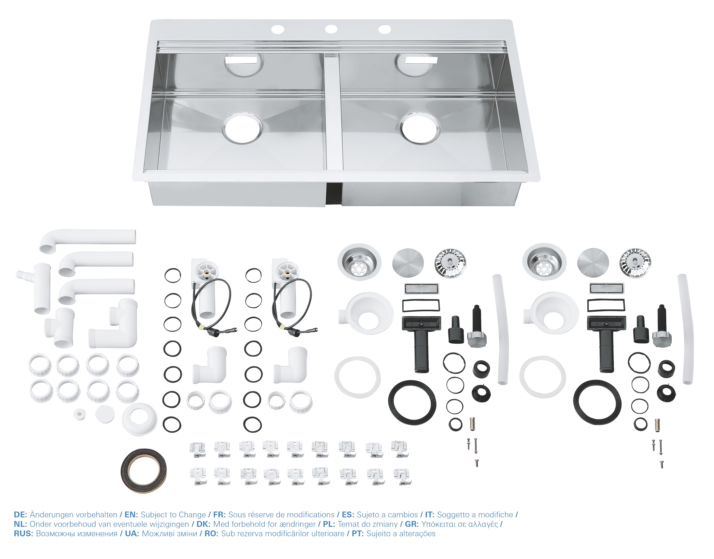 Кухонная мойка Grohe K-series 31585SD0 цена 95340.00 грн - фотография 2